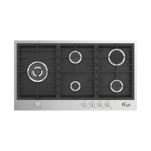 سطح غاز كتشن نت، 5 عيون، إيطالي، اللون أسود مع حوا...