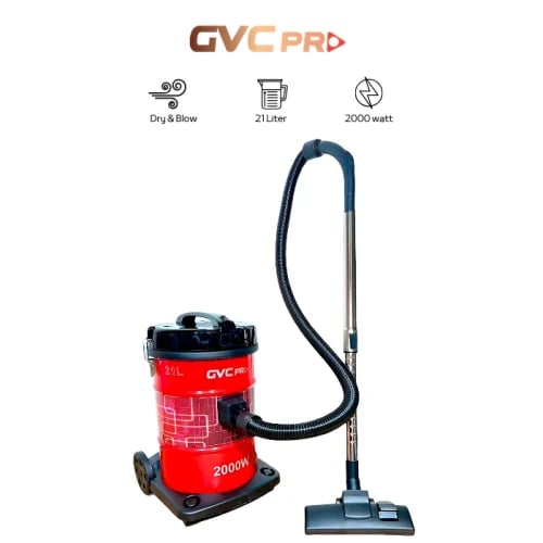JVC barrel broom - 21 liters - 2000 watts