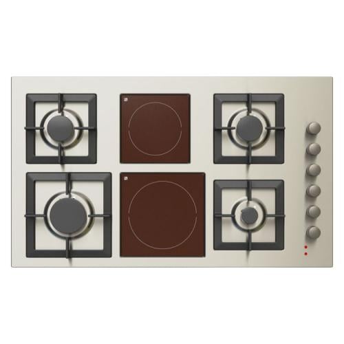 سطح 90سم 4 عين غاز شبك منفصل هيفي ديوتي + 2 عين كه...