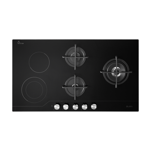 سطح بلت ان غاز وكهرباء سيراميك إيطالي، 90 سم - مود...