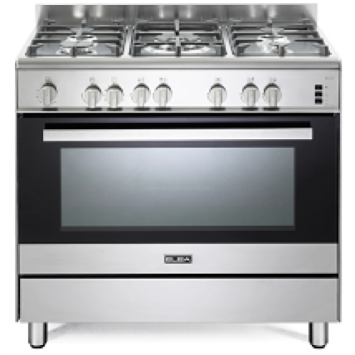 فرن فري ستاند غاز إلبا، 90 سم، بدون زجاج علوي - مو...