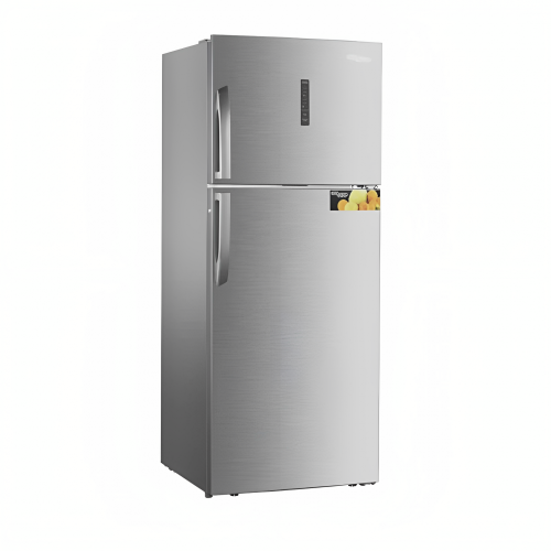 ثلاجة سوبر جنرال 17 قدم بابين نوفروست فضي KSGR610