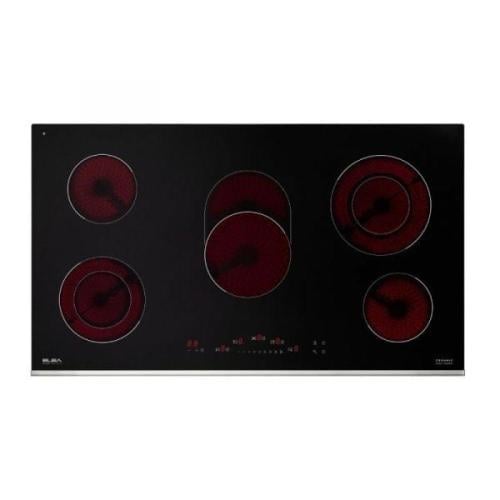 سطح كهرباء بلت ان سيراميك إلبا، 5 عيون، 90 سم، الل...