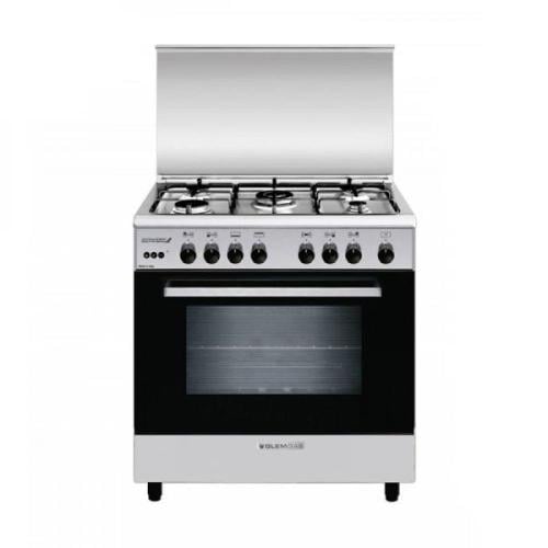 فرن غاز جليم غاز، 60*80 سم، 5 عيون، ستيل، متعدد ال...