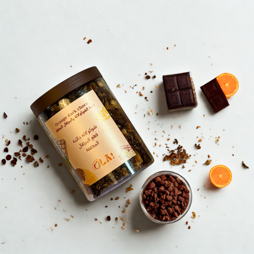 جرانولا البرتقال والشوكولاته الداكنة