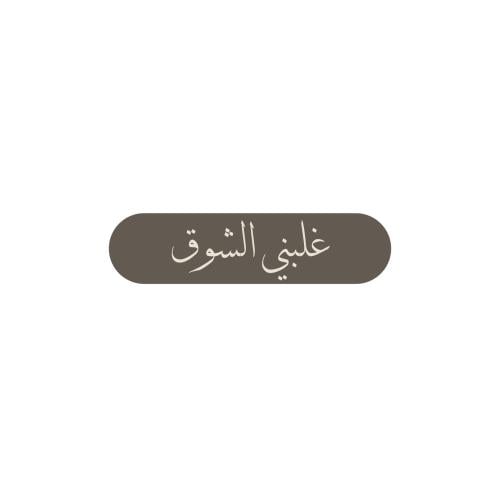 غلبني الشوق