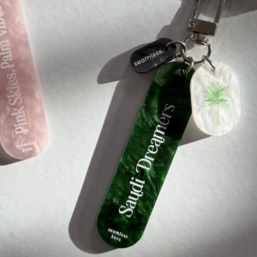 Green Trio Key Chain