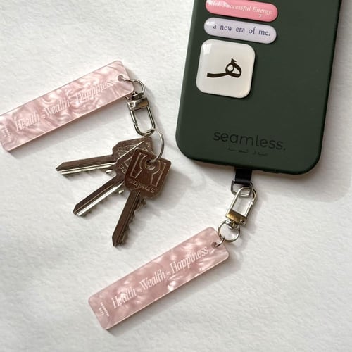 Pink Key Chain