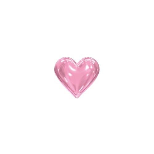 Metallic Pink Heart