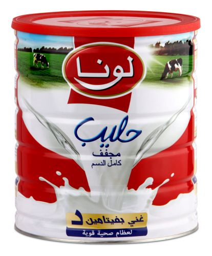 لونا حليب بودرة كامل الدسم 2500جم