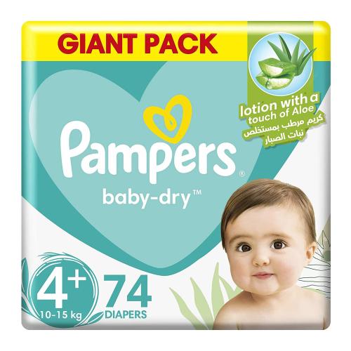 بامبرز ميجا حفاضات اطفال 4+ 74’ح