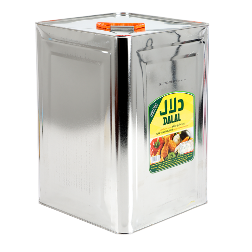 دلال زيت نباتي صافي تنكة 17لتر
