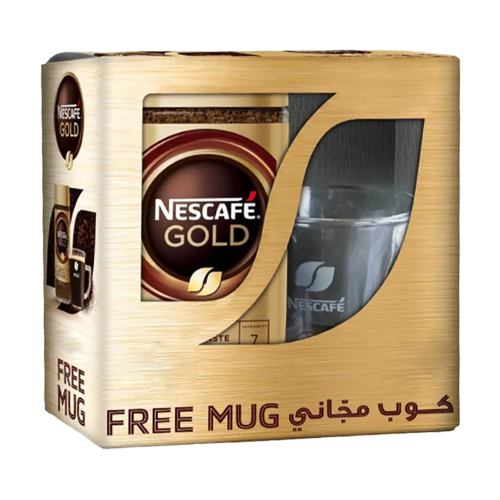 نسكافيه جولد 190جم+كوب مجاني