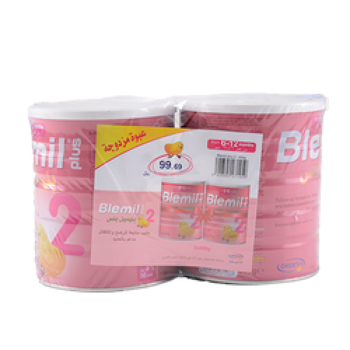 بليميل بلس حليب للرضع رقم2 2*800جم