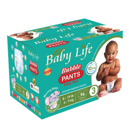 بيبي لايف كلوت رقم3 صندوق 96'ح