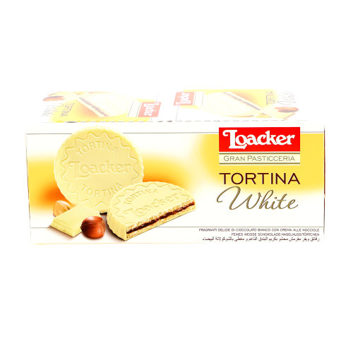 لواكر تورتينا شكولاته البيضاء 24*21جم