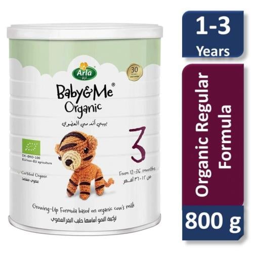 أرلا بيبي اند مى حليب الاطفال العضوي 3 - 800 جم