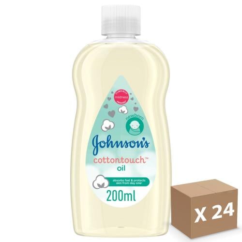 جونسن زيت ملمس القطن 24*200مل