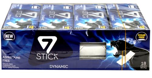 7ستيك علكة حيوي بالفواكه 12*31جم