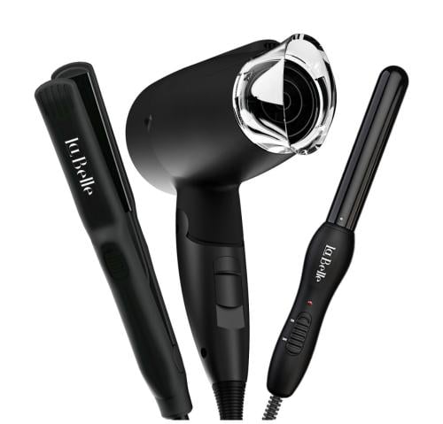 لابيل، مجموعة مينى، مجفف شعر صغير، جهاز تجعيد الشع...