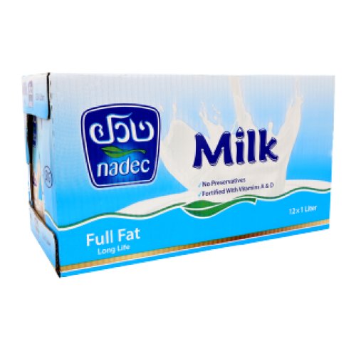 نادك حليب كامل الدسم طويل الاجل 12*1لتر