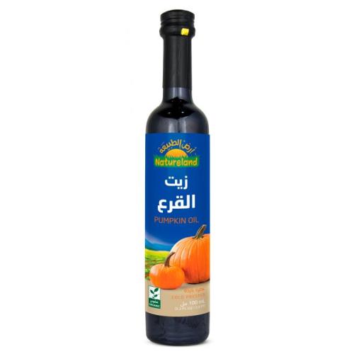 أرض الطبيعة زيت القرع المحمص العضوي 100مل