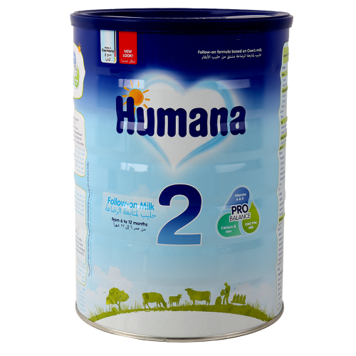هيومانا بيبي ميل حليب الأطفال رقم2 900جم