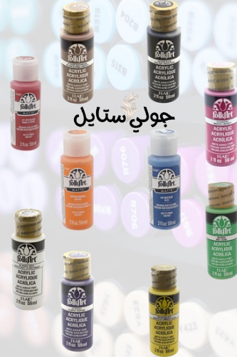 الوان اكريلك للقطع الفنية
