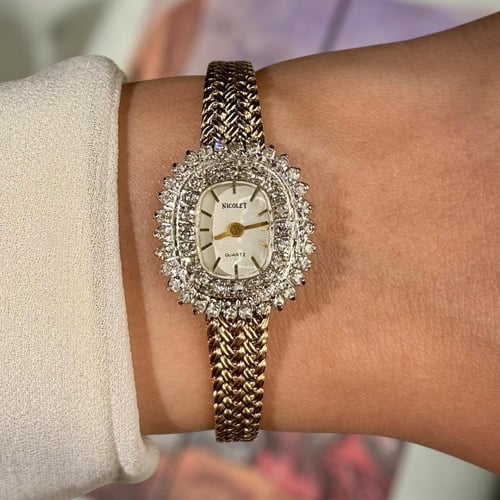 ساعه فنتج فاخرة وانيقة من ماركة Nicolet السويسرية...