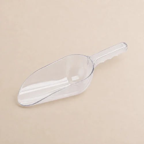 Large plastic spoon