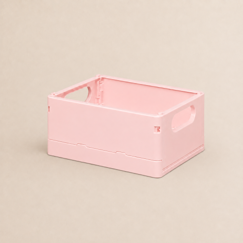 Small pink foldable box