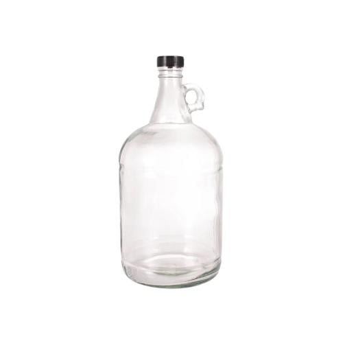 علبة زجاجيةبغطاء اسود 3L