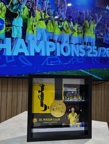 برواز ميدالية النصر بطل الدوري 2026 ( معصي )