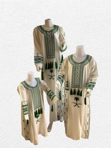 جلابيه بناتي اليوم الوطني