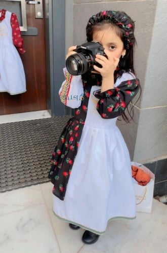 فساتين رمضان بناتي شالكي اسود سدو