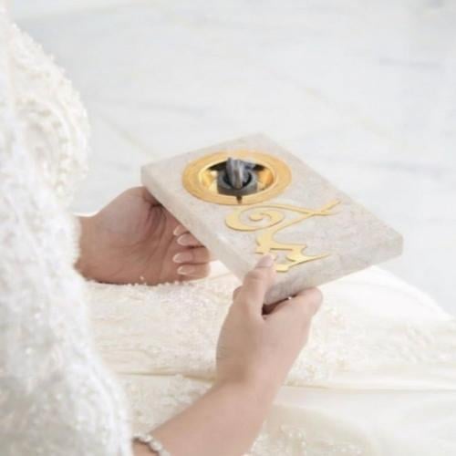 مبخره رخام بالاسم بتصميم حسب الطلب