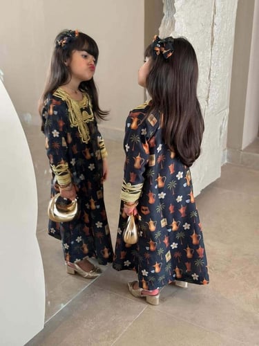 جلابيه رمضان بناتي - تصميم عصري وأنيق