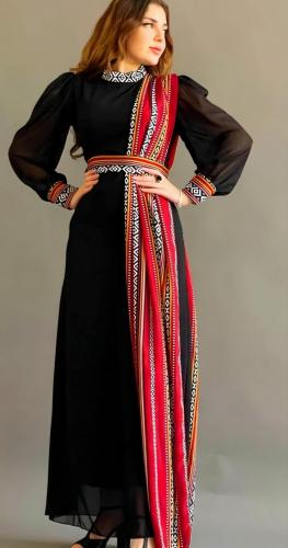 جلابيه نسائية فخمة – تصميم راقي بخامة عالية الجودة