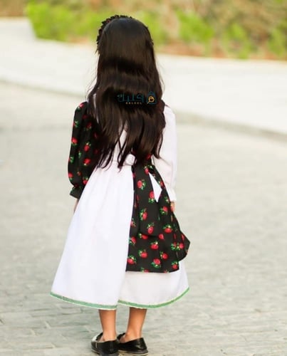 فساتين رمضان بناتي شالكي اسود سدو