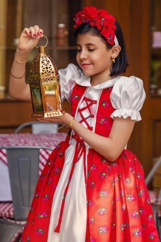 فستان شالكي أنيق للبنات – تصميم عصري