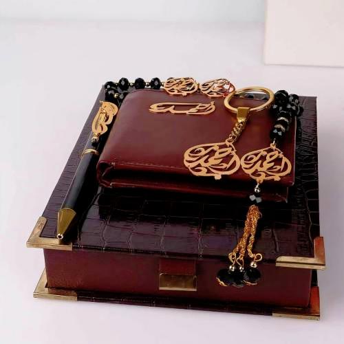 طقم هدايا رجالي فاخر 6 قطع -تفرد في اختيار الهدايا