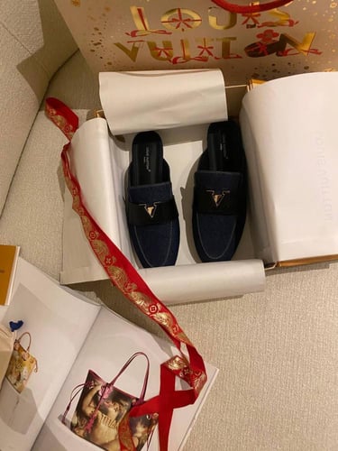 Lv – Capri Open-Back Loafers (Denim)