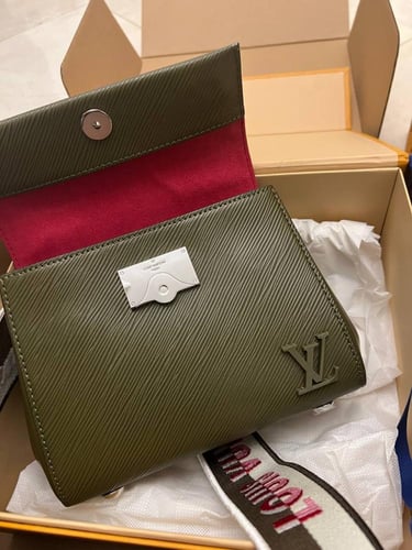 LV Clooney Canvas Strap Bag