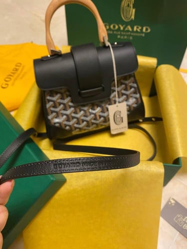 goyard mini Saigon bag - black