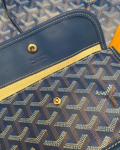 Goyard soft mini Saigon bag - blue