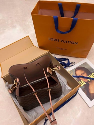 LV Ninoy Monogram Canvas and Leather Bag