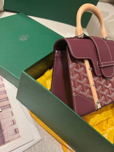 Goyard ( mini ) saigon bag - burgundy