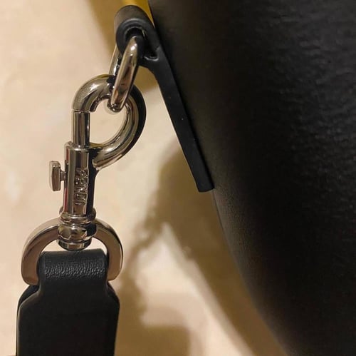 Fendi By The Way bag in gray leather