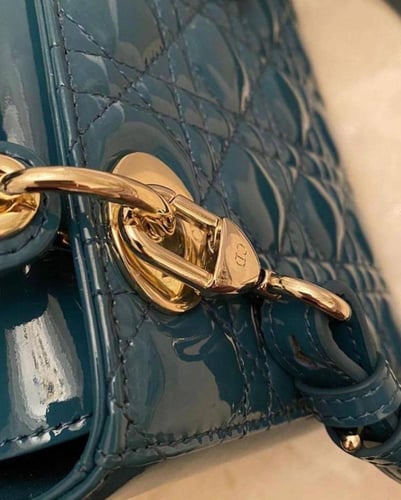 Dior Black Leather Lady Small Bag