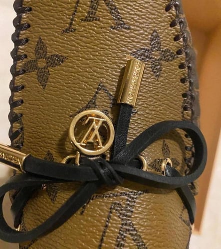 Louis Vuitton Brown Monogram Canvas Gloria Loafers